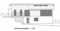 South east elevation 1:100